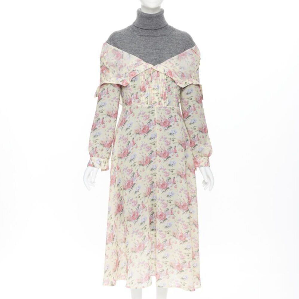 Junya Watanabe AW18 Wool Turtleneck Dress